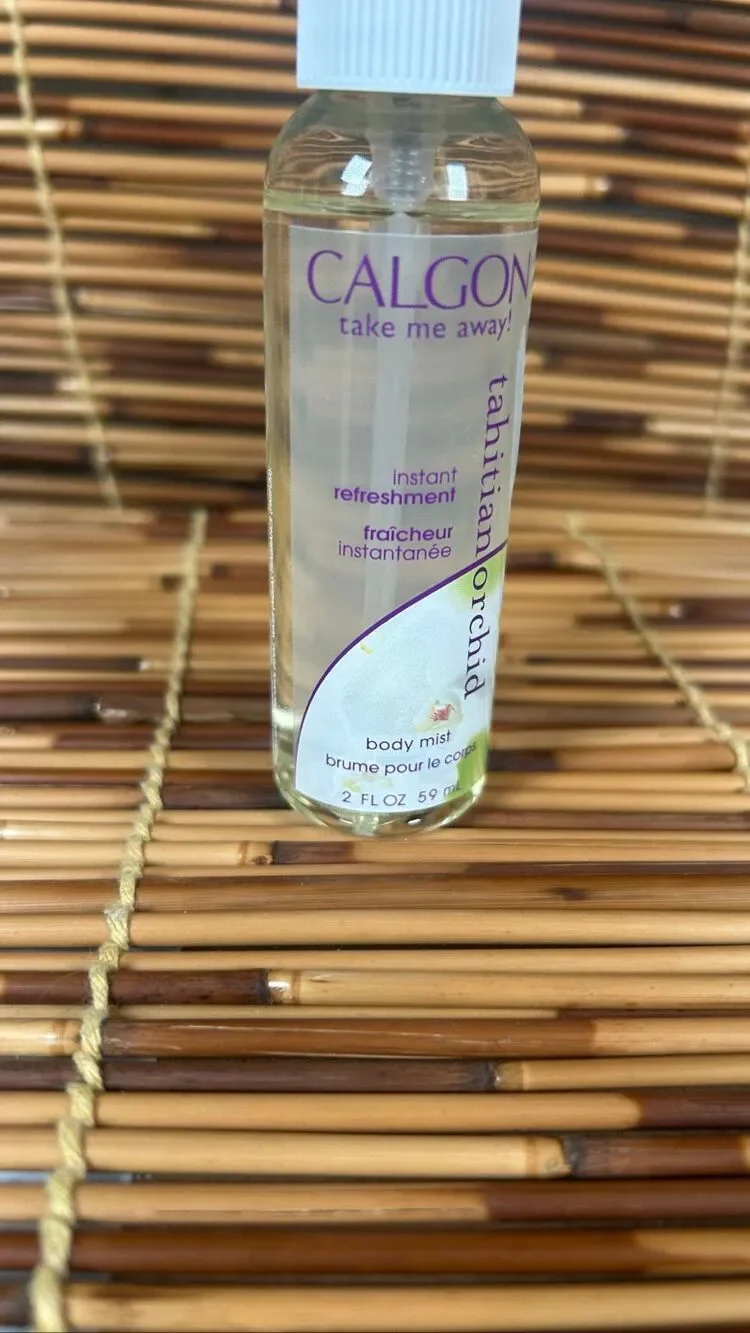 Vintage CALGON Take Me Away Ahh Spa Tahitian Ginger Body Mist Spray 2 Oz NOS